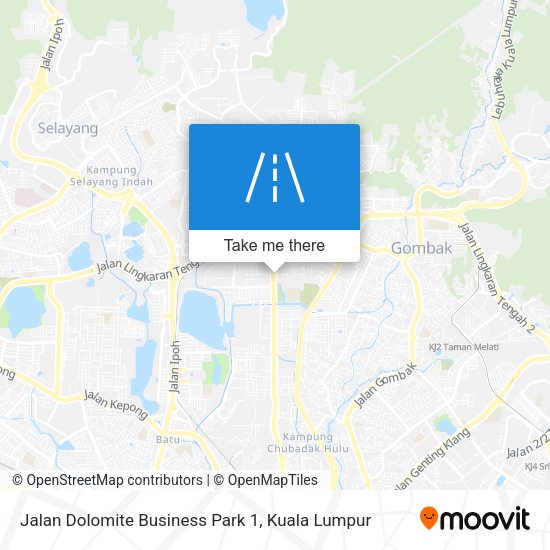 Jalan Dolomite Business Park 1 map