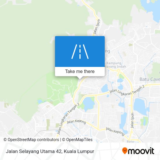Jalan Selayang Utama 42 map