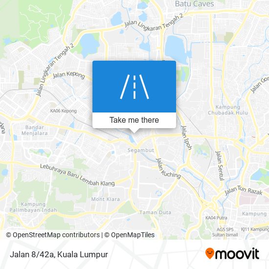 Jalan 8/42a map