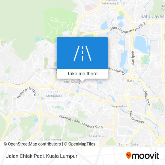 Jalan Chiak Padi map