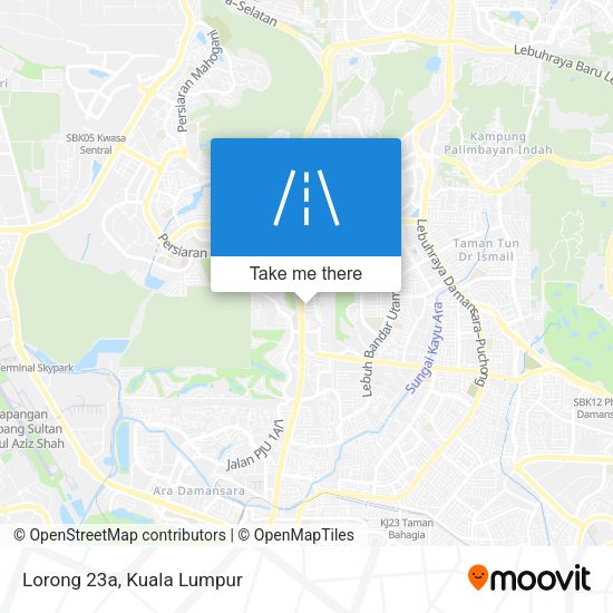 Lorong 23a map