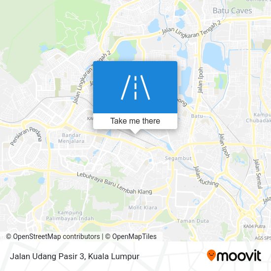 Peta Jalan Udang Pasir 3