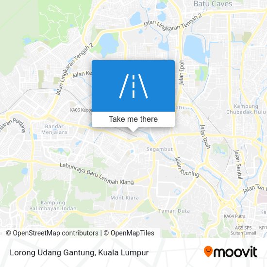 Lorong Udang Gantung map