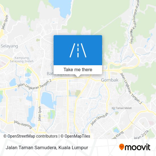 Peta Jalan Taman Samudera