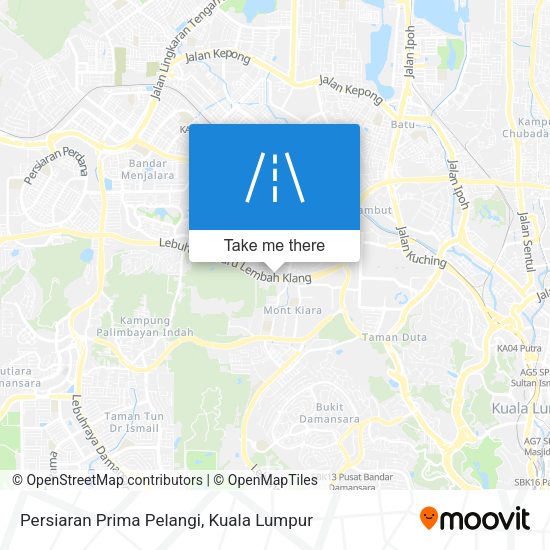 Persiaran Prima Pelangi map