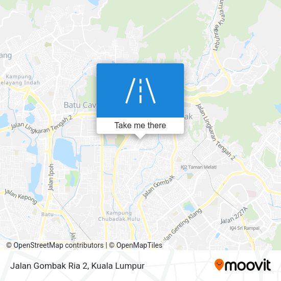 Jalan Gombak Ria 2 map
