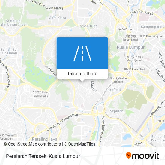 Persiaran Terasek map