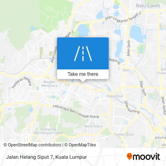 Jalan Helang Siput 7 map