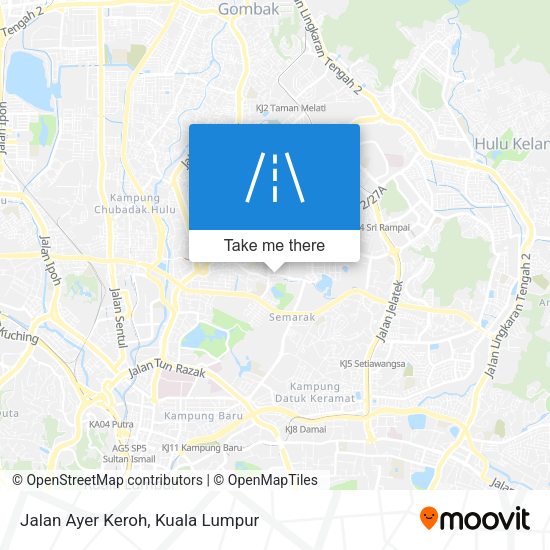 Jalan Ayer Keroh map