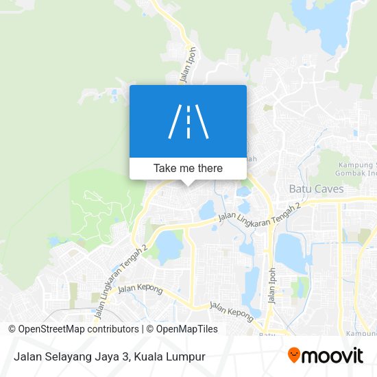 Peta Jalan Selayang Jaya 3
