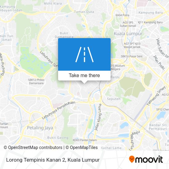 Lorong Tempinis Kanan 2 map