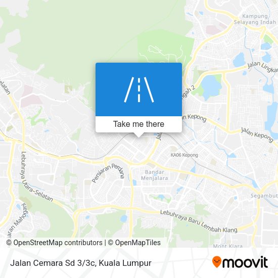 Peta Jalan Cemara Sd 3/3c