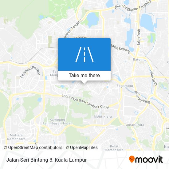 Peta Jalan Seri Bintang 3