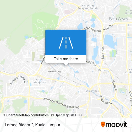 Lorong Bidara 2 map