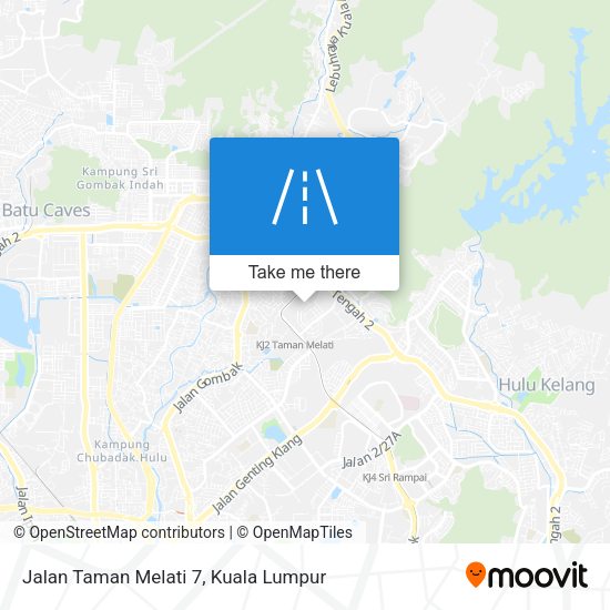 Jalan Taman Melati 7 map