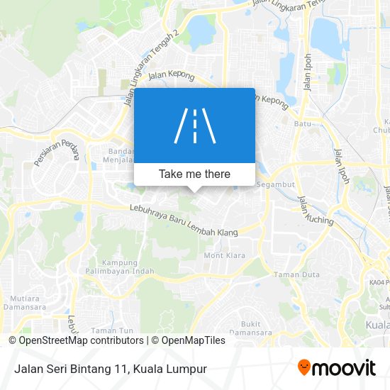 Jalan Seri Bintang 11 map