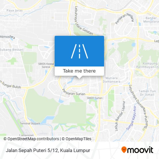 Jalan Sepah Puteri 5/12 map