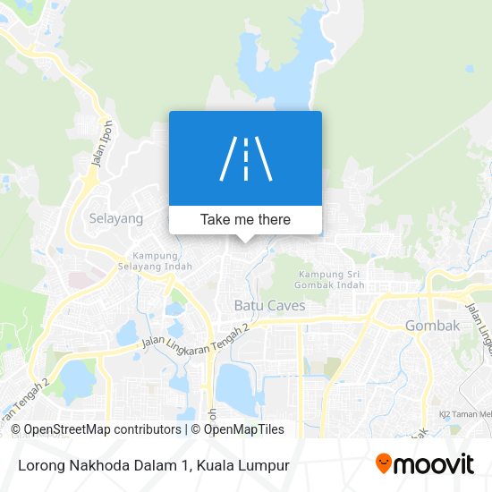 Peta Lorong Nakhoda Dalam 1