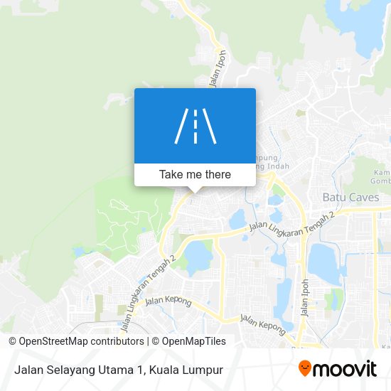 Jalan Selayang Utama 1 map