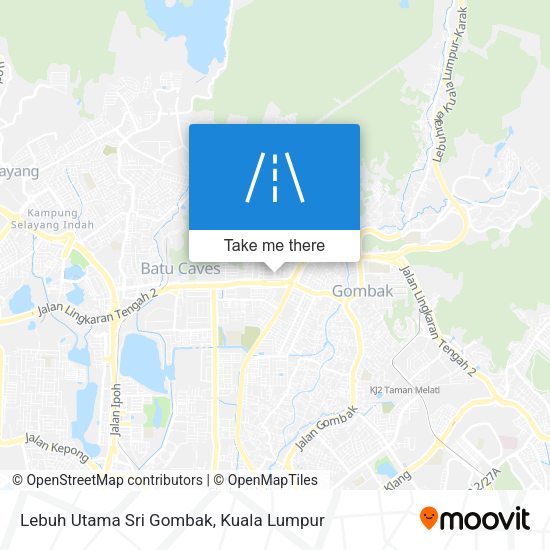 Peta Lebuh Utama Sri Gombak
