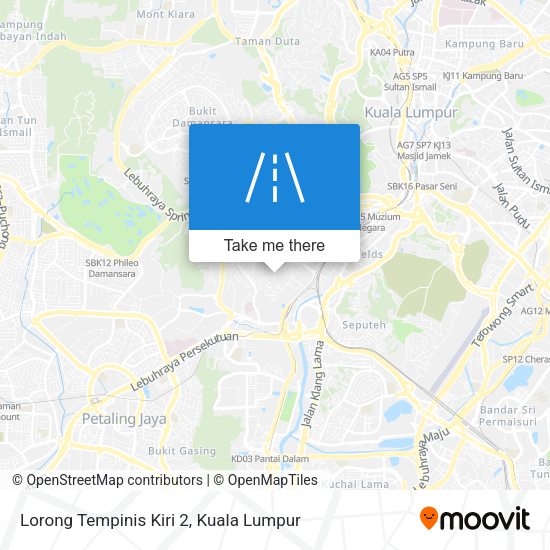 Peta Lorong Tempinis Kiri 2
