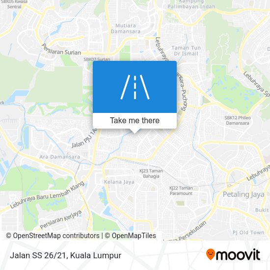 Peta Jalan SS 26/21
