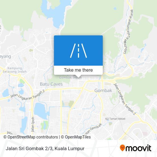 Peta Jalan Sri Gombak 2/3