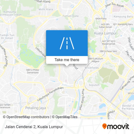 Peta Jalan Cenderai 2