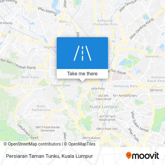 Persiaran Taman Tunku map
