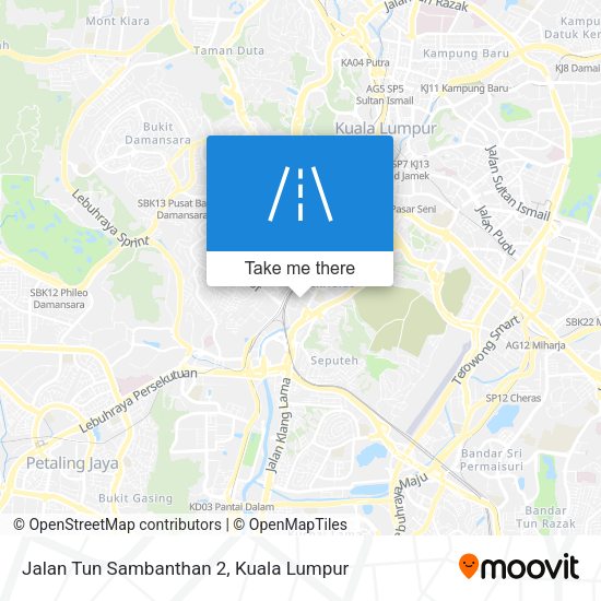 Jalan Tun Sambanthan 2 map
