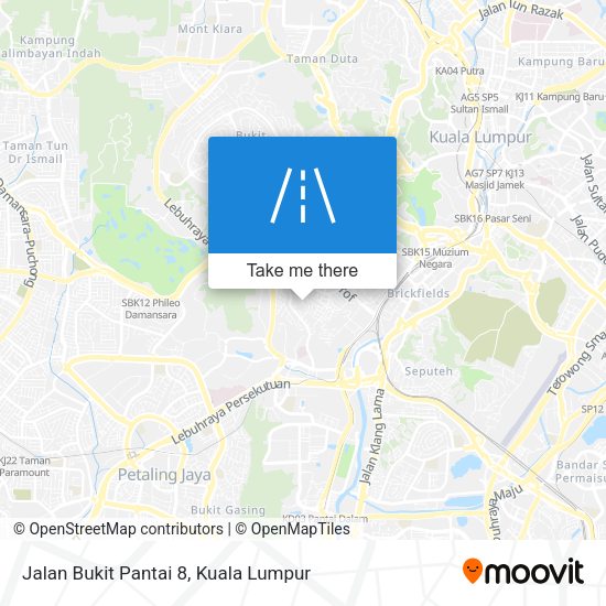 Jalan Bukit Pantai 8 map