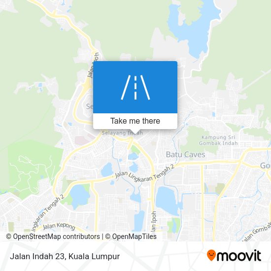 Peta Jalan Indah 23