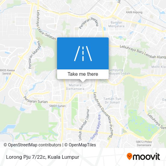 Lorong Pju 7/22c map