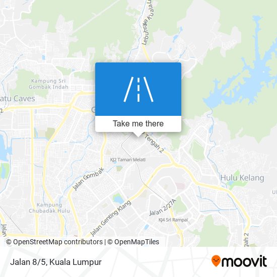 Jalan 8/5 map