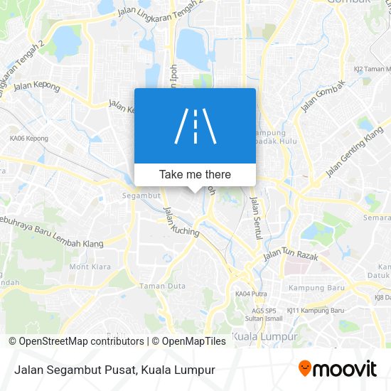 Jalan Segambut Pusat map