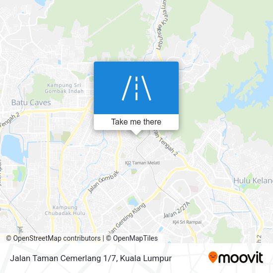 Peta Jalan Taman Cemerlang 1/7