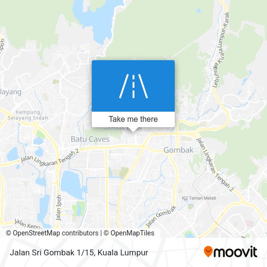 Jalan Sri Gombak 1/15 map