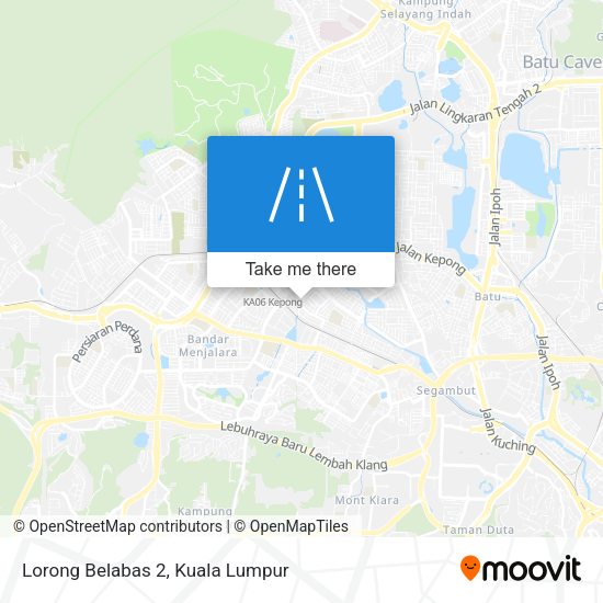 Lorong Belabas 2 map