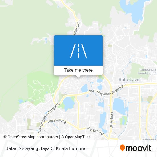 Peta Jalan Selayang Jaya 5