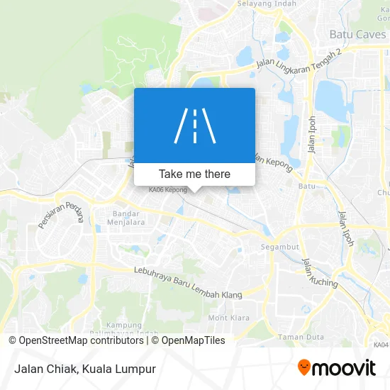 Jalan Chiak map