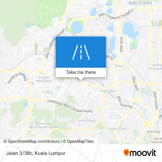 Jalan 3/38c map