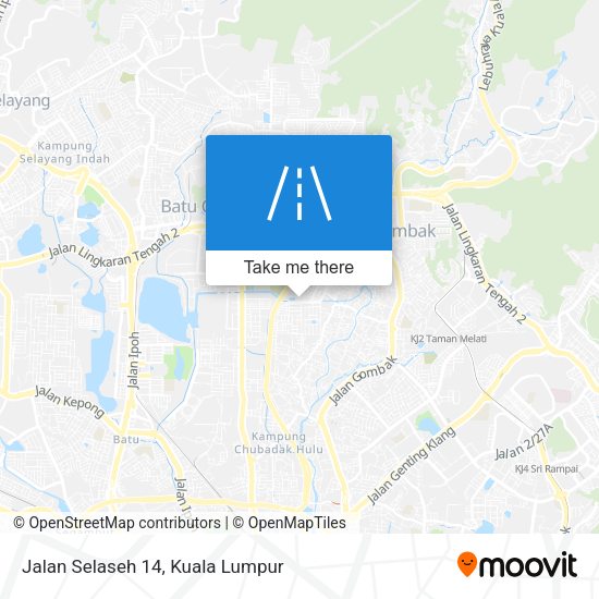 Jalan Selaseh 14 map