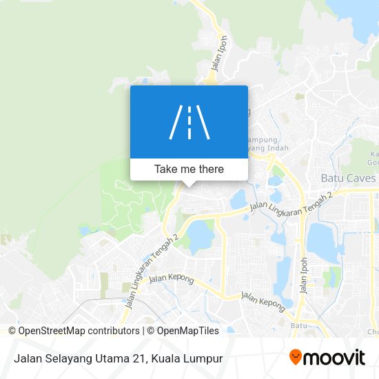 Jalan Selayang Utama 21 map