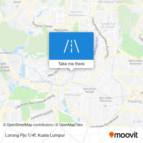 Lorong Pju 1/4f map