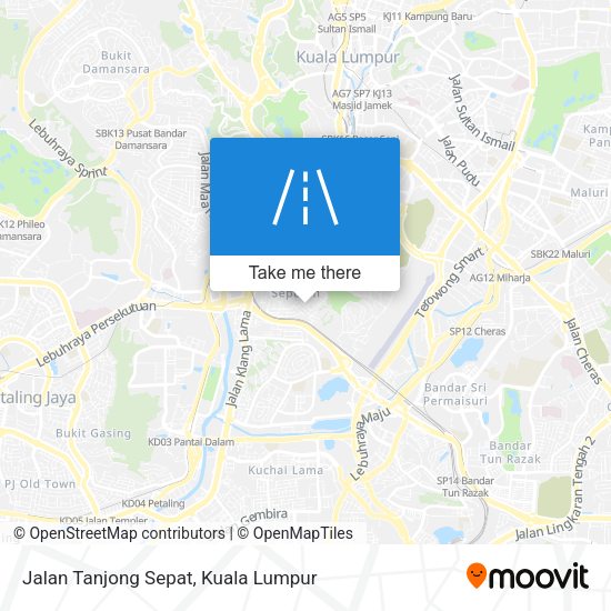 Jalan Tanjong Sepat map