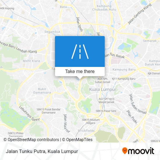 Jalan Tunku Putra map
