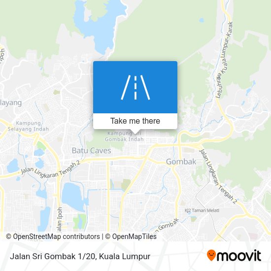 Peta Jalan Sri Gombak 1/20