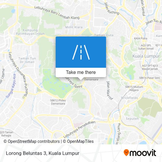 Peta Lorong Beluntas 3