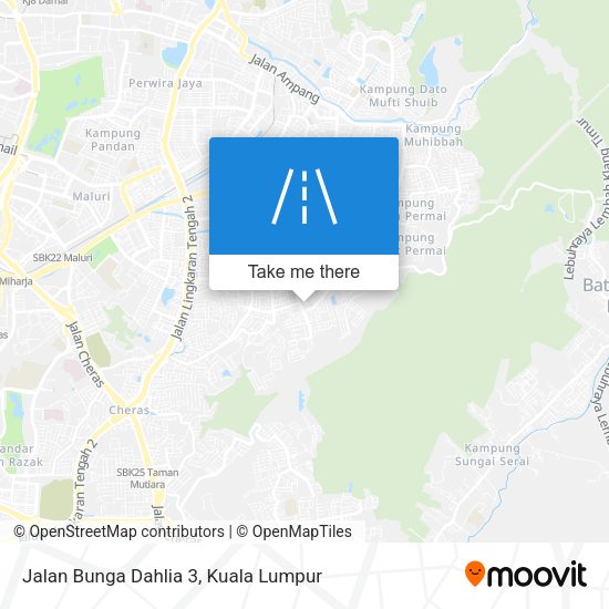 Jalan Bunga Dahlia 3 map