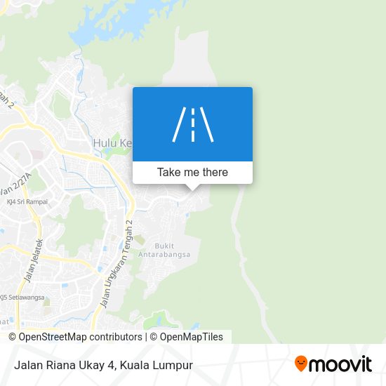 Jalan Riana Ukay 4 map